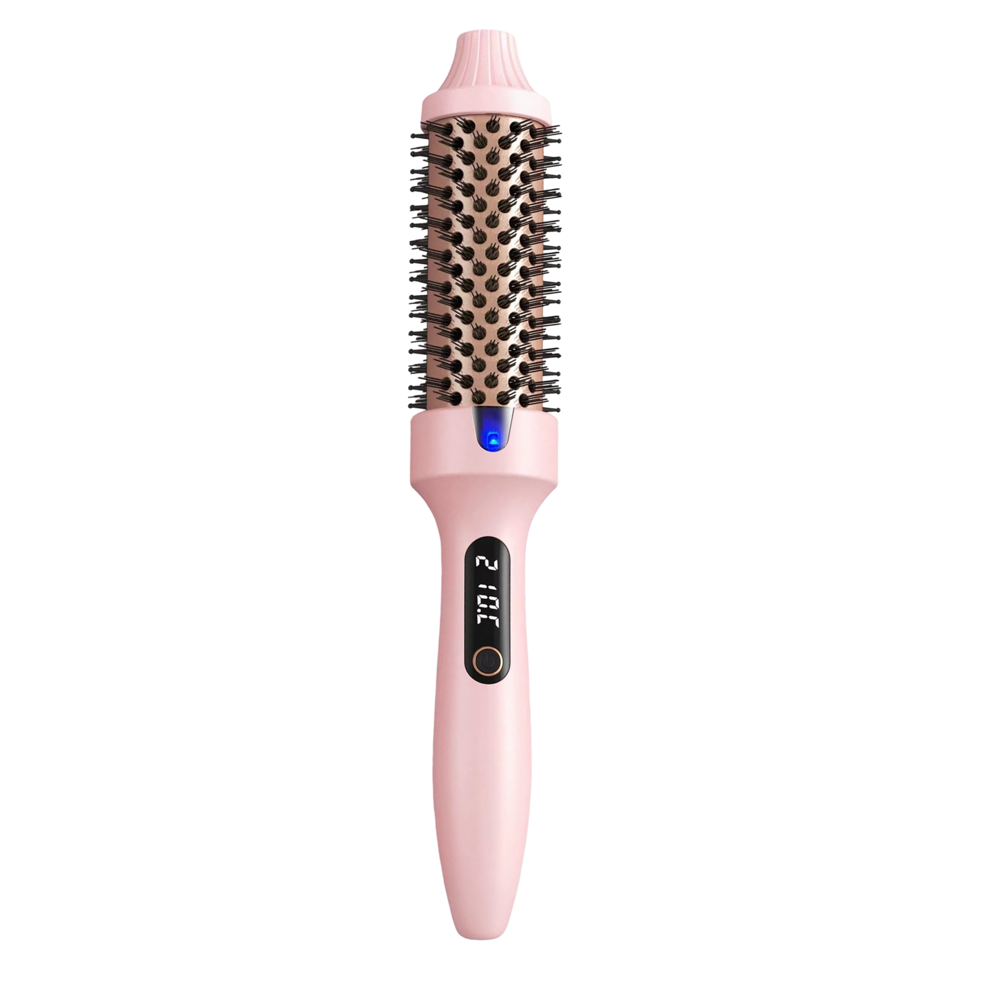 Dual Voltage Ionic Thermal Brush for Curling and Straightening 6 Temperature Settings & LED Digital Display Hot Air Styler